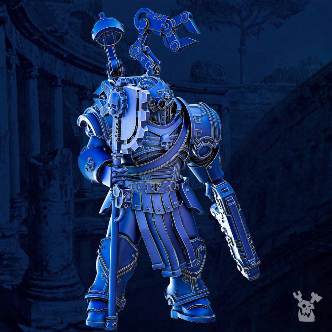 3d Printed Legio Prima Victrix Mechanic by DakkaDakka Miniatures