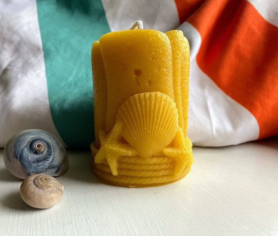 Beach Themed Beeswax Candle Set - BIG FRENCHIES
