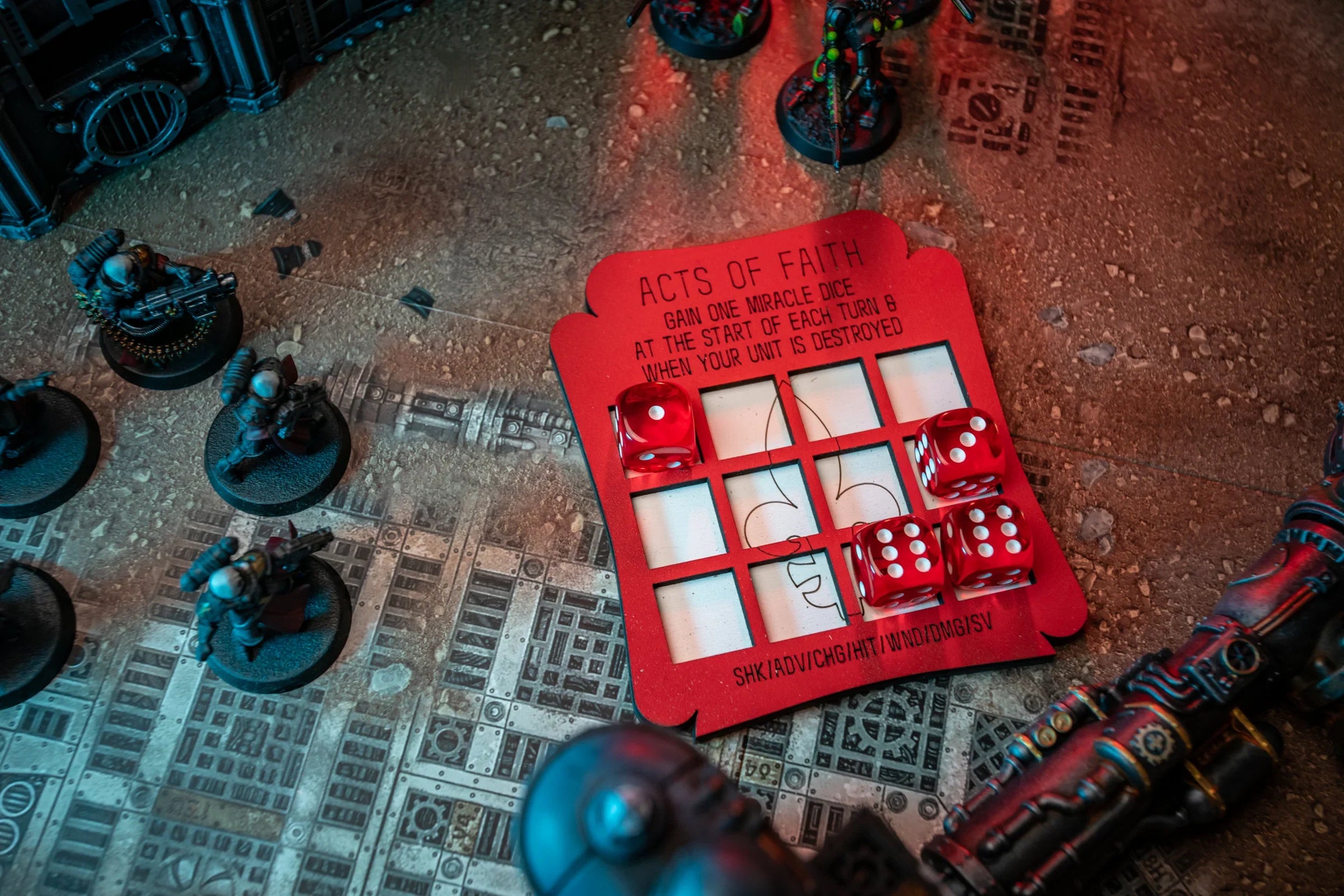 Sisters of Battle Miracle Dice Holder