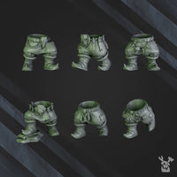 3d Printed Squad of 6 Ork Boys by DakkaDakka Miniatures