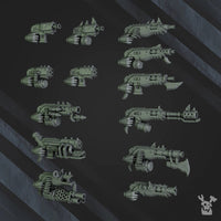 3d Printed Squad of 6 Ork Boys by DakkaDakka Miniatures