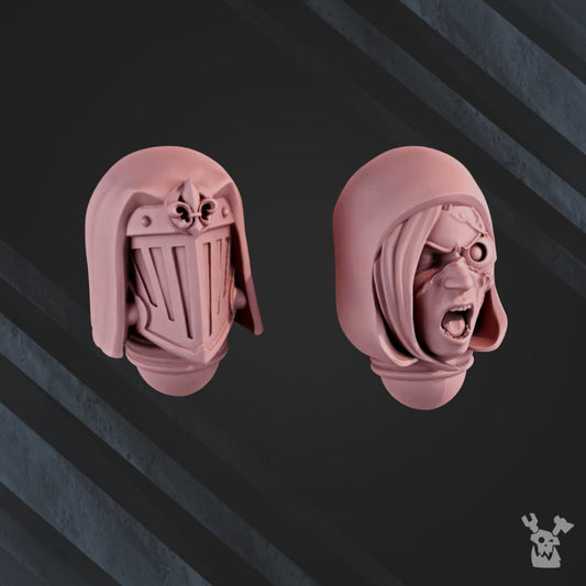 3d Printed War Sisters Team with Heavy Weapons x3 by DakkaDakka Miniatures