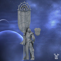 3d Printed Standard Bearer of the St. Moon by DakkaDakka Miniatures
