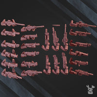 3d Printed 2nd Death Division Infantry Assembly Kit v2 by DakkaDakka