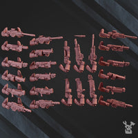 3d Printed 2nd Death Division Infantry Assembly Kit v2 by DakkaDakka Miniatures