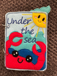 Under the Sea Quiet Book, Ocean Animal Finger Puppets, Teacher and
Child Learning Toy - BIG FRENCHIES