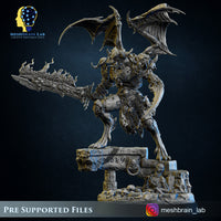 3d Printed Doom Marine Rewarded by the Gods by Meshbrain labs