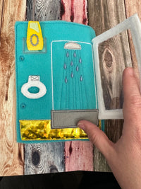 Portable Felt Dollhouse Quiet Book - Toddler Quiet Activity Toy - Educational Gift For Boys and Girls - Learning Toy - Unpaper Doll - BIG FRENCHIES