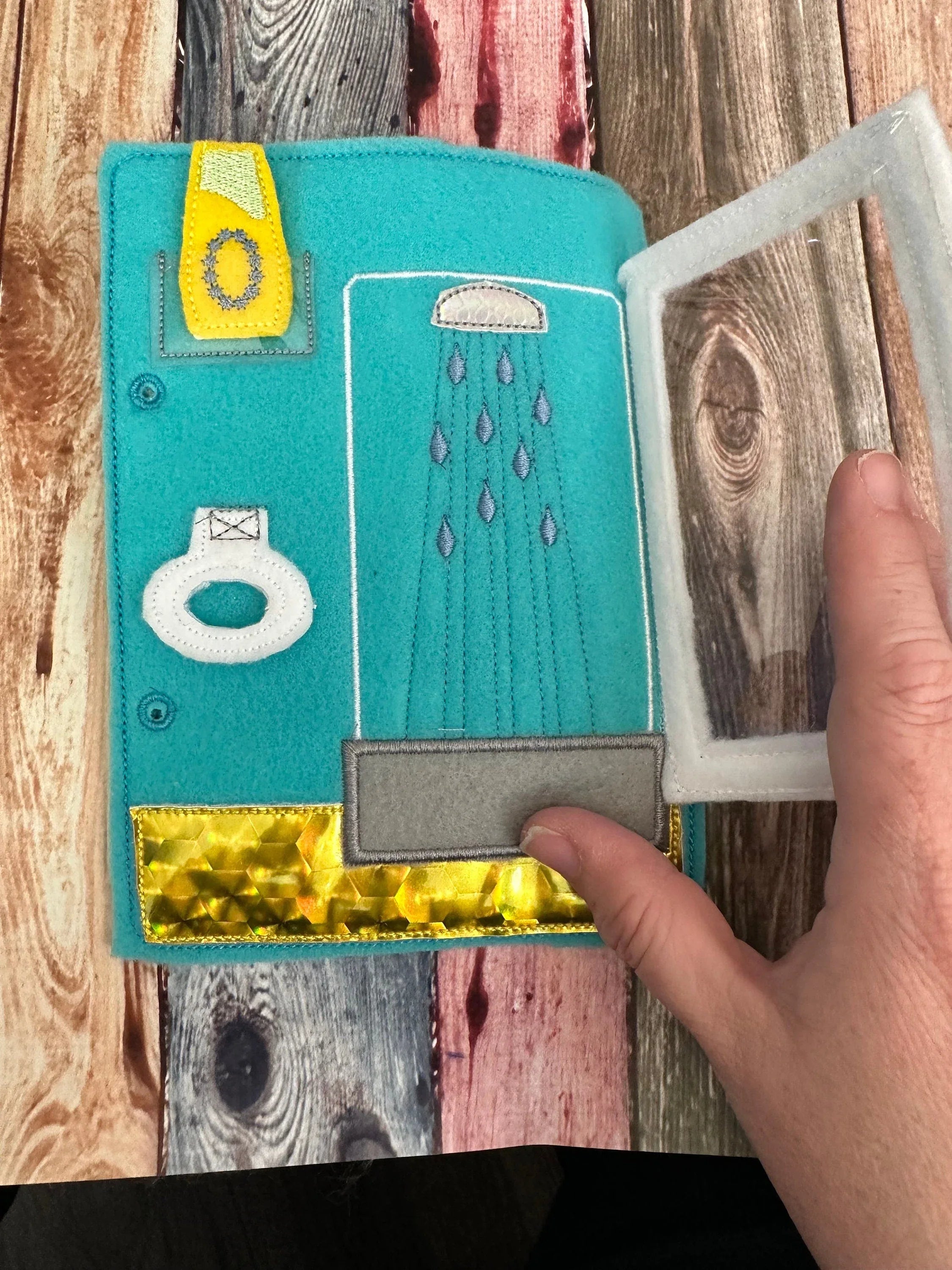 Portable Felt Dollhouse Quiet Book - Toddler Quiet Activity Toy - Educational Gift For Boys and Girls - Learning Toy - Unpaper Doll - BIG FRENCHIES