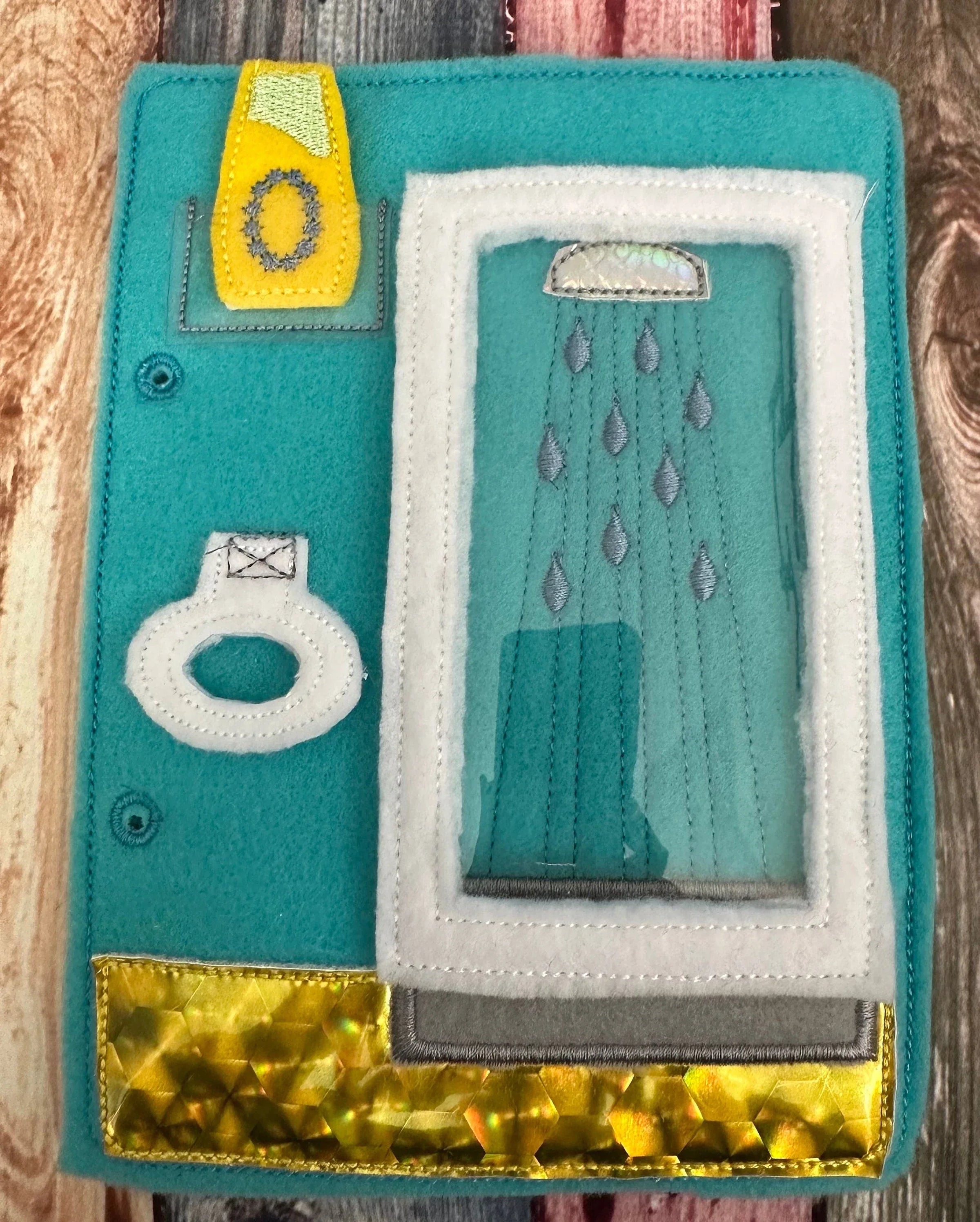 Portable Felt Dollhouse Quiet Book - Toddler Quiet Activity Toy - Educational Gift For Boys and Girls - Learning Toy - Unpaper Doll - BIG FRENCHIES