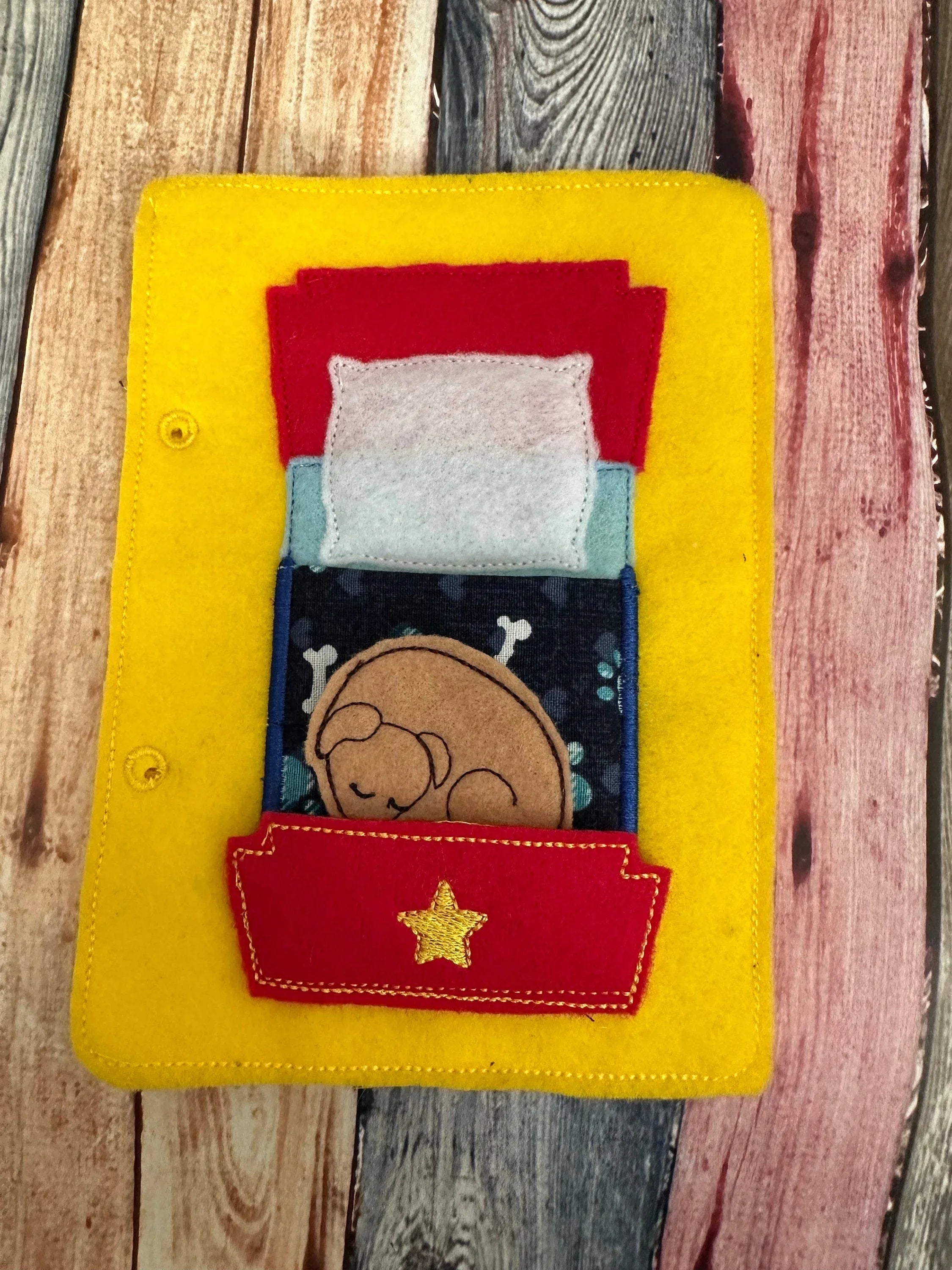 Portable Felt Dollhouse Quiet Book - Toddler Quiet Activity Toy - Educational Gift For Boys and Girls - Learning Toy - Unpaper Doll - BIG FRENCHIES