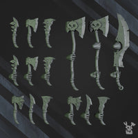 3d Printed Squad of 5 Ork Bigg'uns by DakkaDakka Miniatures