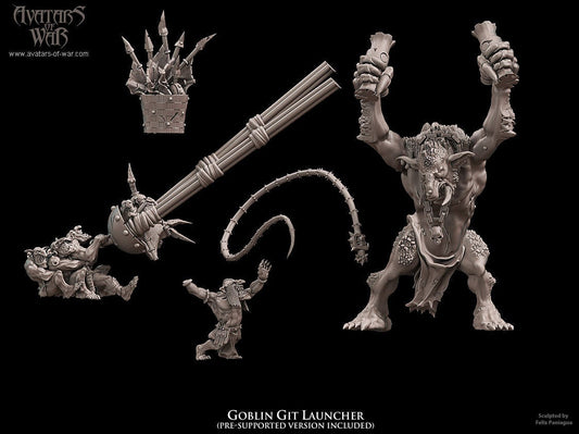 3D Printed Goblin Git Launcher by Avatars of War