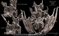 3D Printed Orc Warlord On Wyvern by Avatars of War