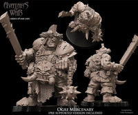 3D printed Ogre Mercenary by Avatars of War