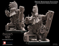 3D printed Dwarf Engineer by Avatars of War