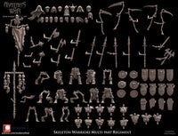 3D printed Skeletal Warriors Regiment by Avatars of War