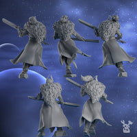 3d Printed Moon Blades x5 by DakkaDakka Miniatures