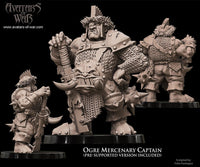 3D printed Ogre Mercenary Captain by Avatars of War