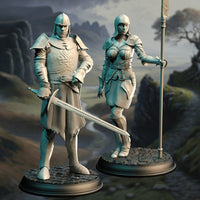 3D Printed Golden Griffin Footsoldiers by DM Stash