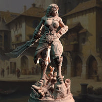 3D Printed Triton Female Fighter by DM Stash