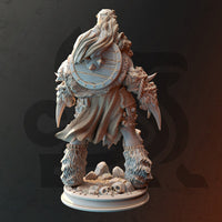 3D Printed Female Barbarian Berserker by DM Stash