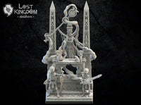 3d Printed Amenophis on Canopic Altar by Lost Kingdom Miniatures