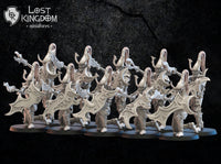 3d Printed Dark Elf Foot Soldiers x10 by Lost Kingdom Miniatures