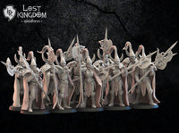 3d Printed Dark Elf Hisu Guard x10 by Lost Kingdom Miniatures