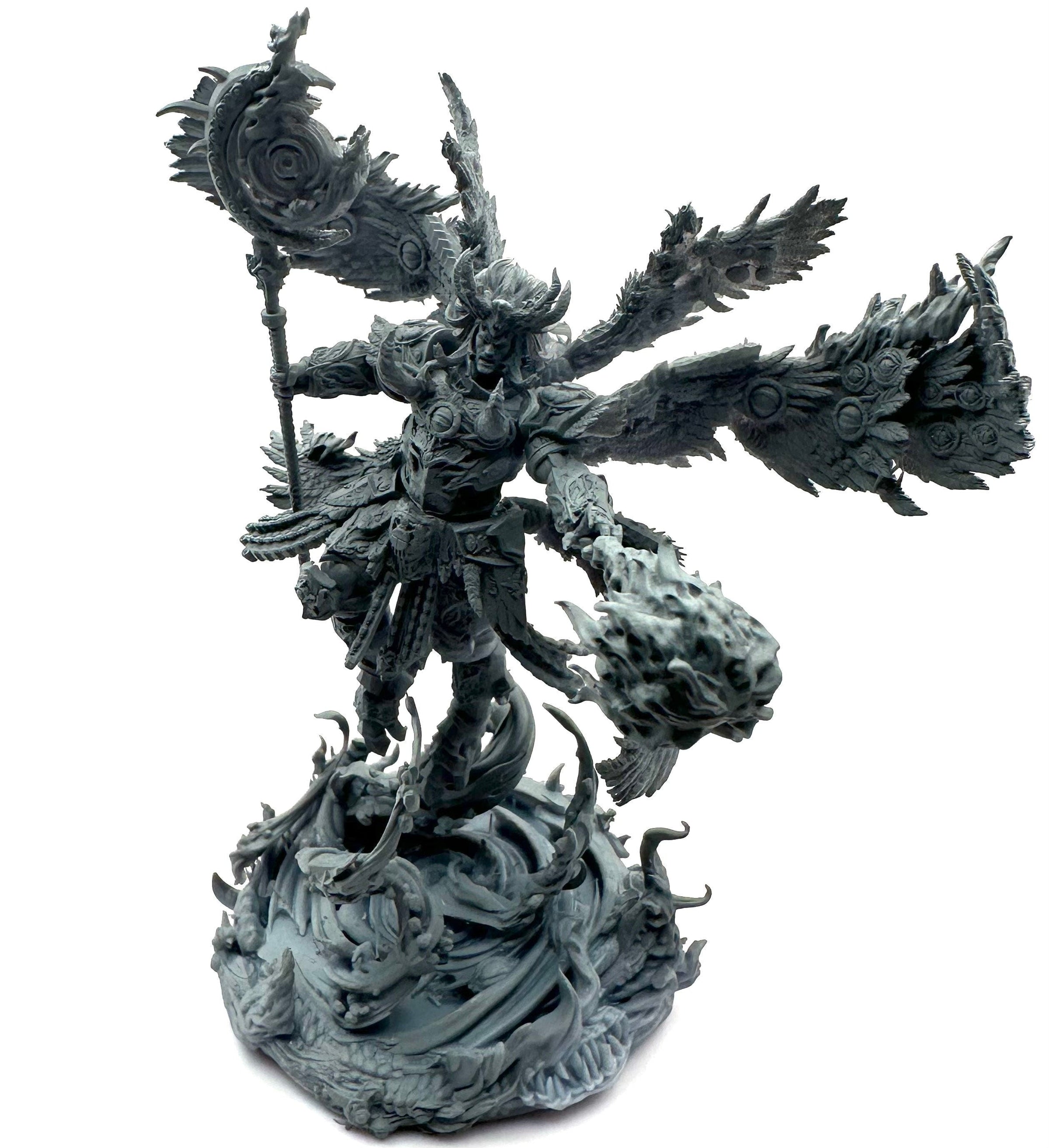 3D Printed Giant Wizard by 3DArtGuy Miniatures