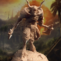 3D Printed Minotaur Barbarian by DM Stash