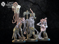 3d Printed Deep Sea Zombie Command Squad by Lost Kingdom Miniatures