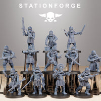 3D Printed GrimGuard Vexillatio x10 by StationForge Miniatures