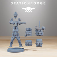 3D Printed Vaskar Infantry Build Kit by StationForge Miniatures