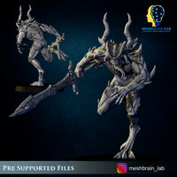 3d Printed Bloodthirsty Daemons x6 by Meshbrain Labs