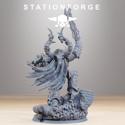 3D Printed Corrupted Archon by StationForge Miniatures