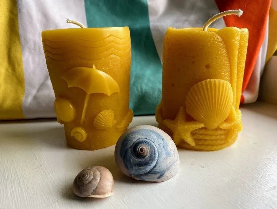Beach Themed Beeswax Candle Set - BIG FRENCHIES