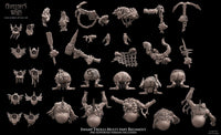 3D printed Swamp Trolls x5 by Avatars of War