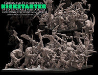 3D Printed Savage Orc Regiment by Avatars of War