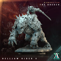 3D Printed Helljaw Rider by Archvillain Games