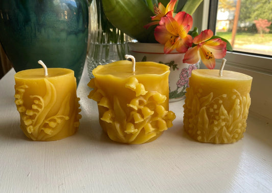 Wandering Lily Beeswax Candles - BIG FRENCHIES