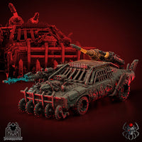3D Printed Ork Muscle Car by Eightlegs Miniatures