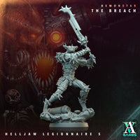 3D Printed Helljaw Legionnaire by Archvillain Games