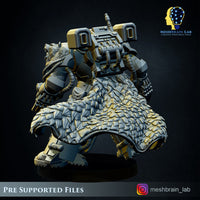 3d Printed Imperial Marine Master of the Order Beasts by Meshbrain Labs