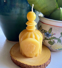 Vintage Perfume Bottle Beeswax Candle - BIG FRENCHIES