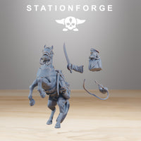 3D Printed GrimGuard Cavalry Captain by StationForge Miniatures