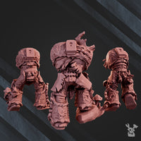 3d Printed Pandemic Warriors x5 by DakkaDakka Miniatures