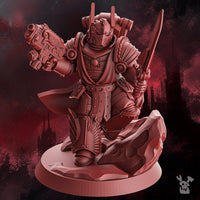 3d Printed Crimson Wings Captain by DakkaDakka Miniatures