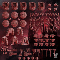 3d Printed Crimson Wings Destroyer Squad by DakkaDakka Miniatures