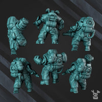 3d Printed Mithril Clan Sentinels by DakkaDakka Miniatures